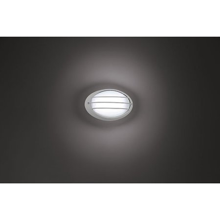 Access Lighting Cabo, Outdoor LED Bulkhead, Satin Finish, Opal Glass 20280LEDDMG-SAT/OPL